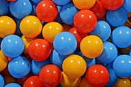 Suche baseny - MEOWBABY Zestaw Plastikowych Piłeczek 7cm dla Dzieci, Kulki do Basenu 50szt.: Pomarańczowe/Żółte/Niebieskie - miniaturka - grafika 1