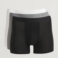 Majtki damskie - Zestaw majtek męskich typu bokserki Polo Ralph Lauren 714966105001 2XL 3 szt Granatowy/Niebieski/Błękitny (3616852288120). Majtki męskie - miniaturka - grafika 1