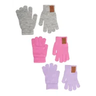 Rękawiczki dla dzieci - LASOCKI KIDS 2K6-001-AW23 Różowy - miniaturka - grafika 1