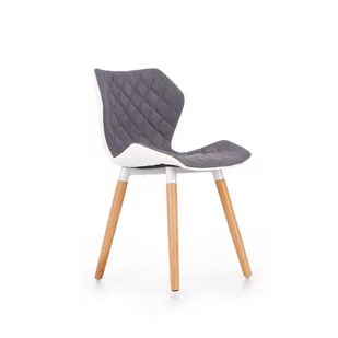 Krzesło Drewniane K-277 Buk / Biały / Popiel Halmar - Krzesła - miniaturka - grafika 1