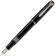 Pióra wieczne - Pelikan Classic M205 Pióro wieczne F czarne tłoczek - miniaturka - grafika 1