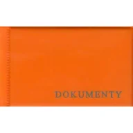 Szkolne artykuły papiernicze - Biurfol Okładka na dokumenty małe orange - miniaturka - grafika 1