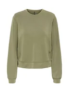 Bluzy damskie - ONLY Bluza Maya 15361163 Zielony Regular Fit - miniaturka - grafika 1
