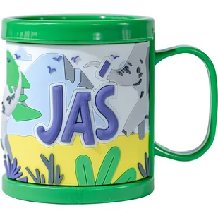 Plastikowy kubek z imienim JA�� - Kubki dla dzieci - miniaturka - grafika 1