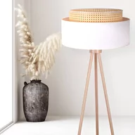 Lampy stojące - Lampa stojąca Boho, trójnóg 1-pkt. Ø 45 cm, rattan - miniaturka - grafika 1