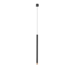 Q I Nero/Rose Gold 50 lampa wisząca 1-punktowa czarna/różowe złoto OR85143 - Lampy sufitowe - miniaturka - grafika 1