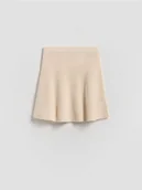 Swetry dla dziewczynek - Reserved - Dzianinowa spódnica - kremowy - miniaturka - grafika 1