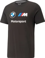 Koszulki męskie - Puma BMW M Motorsport ESS Logo Tee - Koszulka męska bawełniana czarna 538148-01 , Rozmiar: S - miniaturka - grafika 1