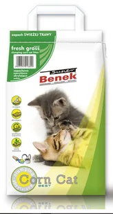 Certech Żwirek Super Benek Corn Cat Świeża trawa 25l 22615-uniw - Żwirek dla kotów - miniaturka - grafika 1