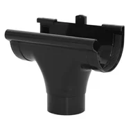 Rynny i akcesoria - Wypust przelotowy S130 Ø130 grafitowy - miniaturka - grafika 1