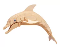 Łamigłówki - Eureka Łamigłówka drewniana Gepetto Delfin - miniaturka - grafika 1