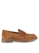 Mokasyny damskie - Lasocki Mokasyny WI16-POLO-03 Brązowy - miniaturka - grafika 1