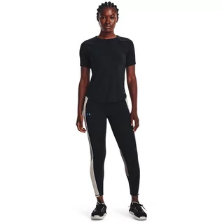 Spodnie sportowe damskie - Damskie legginsy treningowe UNDER ARMOUR UA RUSH Ankle Leggings - czarne - grafika 1
