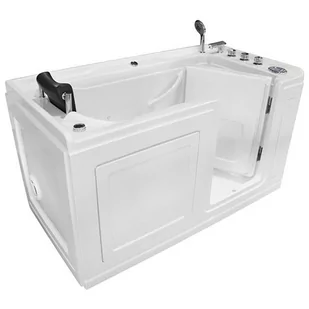 Wanna z hydromasażem dla osób niepełnosprawnych 146x76 cm MO-0301 - Wanny z hydromasażem - miniaturka - grafika 1