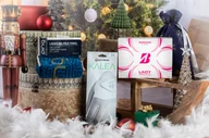 Zestawy upominkowe - Zestaw prezentowy dla golfistki - ręcznik Ping G Le, tuzin piłek Bridgestone Ladies Pink, damska rękawiczka Kalea - miniaturka - grafika 1