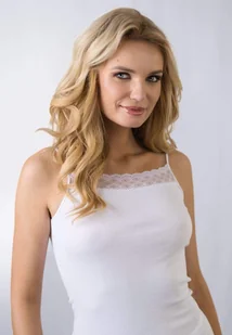 Koszulka damska biała Nadine/Golden Queen - Bluzki damskie - miniaturka - grafika 1