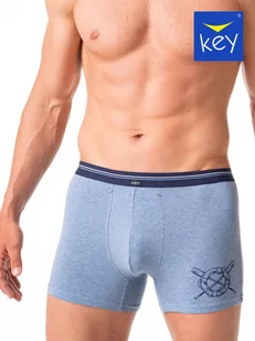 SZORTY KEY MXH-629 A24 NI (kolor niebieski, rozmiar XXL) - Majtki męskie - miniaturka - grafika 1