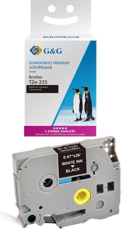 G&G Taśma kompatybilna z Brother TZe-335 15558