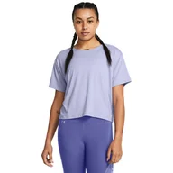Koszulki i topy damskie - Damska Koszulka z krótkim rękawem UNDER ARMOUR MOTION SS 1379178-539 – Fioletowy - miniaturka - grafika 1