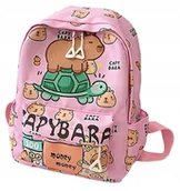 Plecaki szkolne i tornistry - Plecak szkolny dziecięcy KAPIBARA do szkoły dla dziewczynki dziecka MODNY - miniaturka - grafika 1
