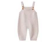 Spodenki dla niemowląt - Lupilu Ogrodniczki niemowlęce z biobawełny Beżowy 86/92 - miniaturka - grafika 1