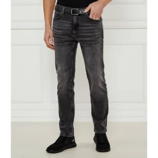 HUGO Jeansy 708 Slim Fit - Spodnie męskie - miniaturka - grafika 1