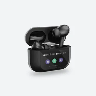PLATINET TWS TOUCH DISPLAY 5.4 300MAH BLACK [46177] - Słuchawki - miniaturka - grafika 1