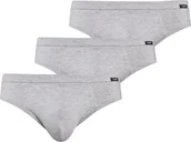 Majtki męskie - Teyli Wielopak slipów męskich Toni szary XXL Szary - miniaturka - grafika 1