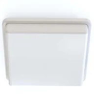 Lampy ścienne - Nowodvorski Prostokątny plafon / kinkiet do łazienki TAHOE II 25cm 2xE27 biały 10037 - miniaturka - grafika 1