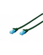 Patchcordy - Digitus Cat5e U/utp 0.5 m Zielony 0.5 Patchcord - miniaturka - grafika 1