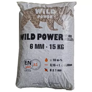 Pellet drzewny sosnowy Wild Power 6mm - Materiały opałowe - miniaturka - grafika 1