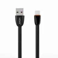 Kable USB - Kabel VIDVIE CB411 USB/Type C 2.1A, 1m czarny - miniaturka - grafika 1