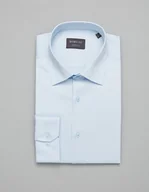 Koszule męskie - koszula simeria 00375 długi rękaw błękit classic fit - miniaturka - grafika 1