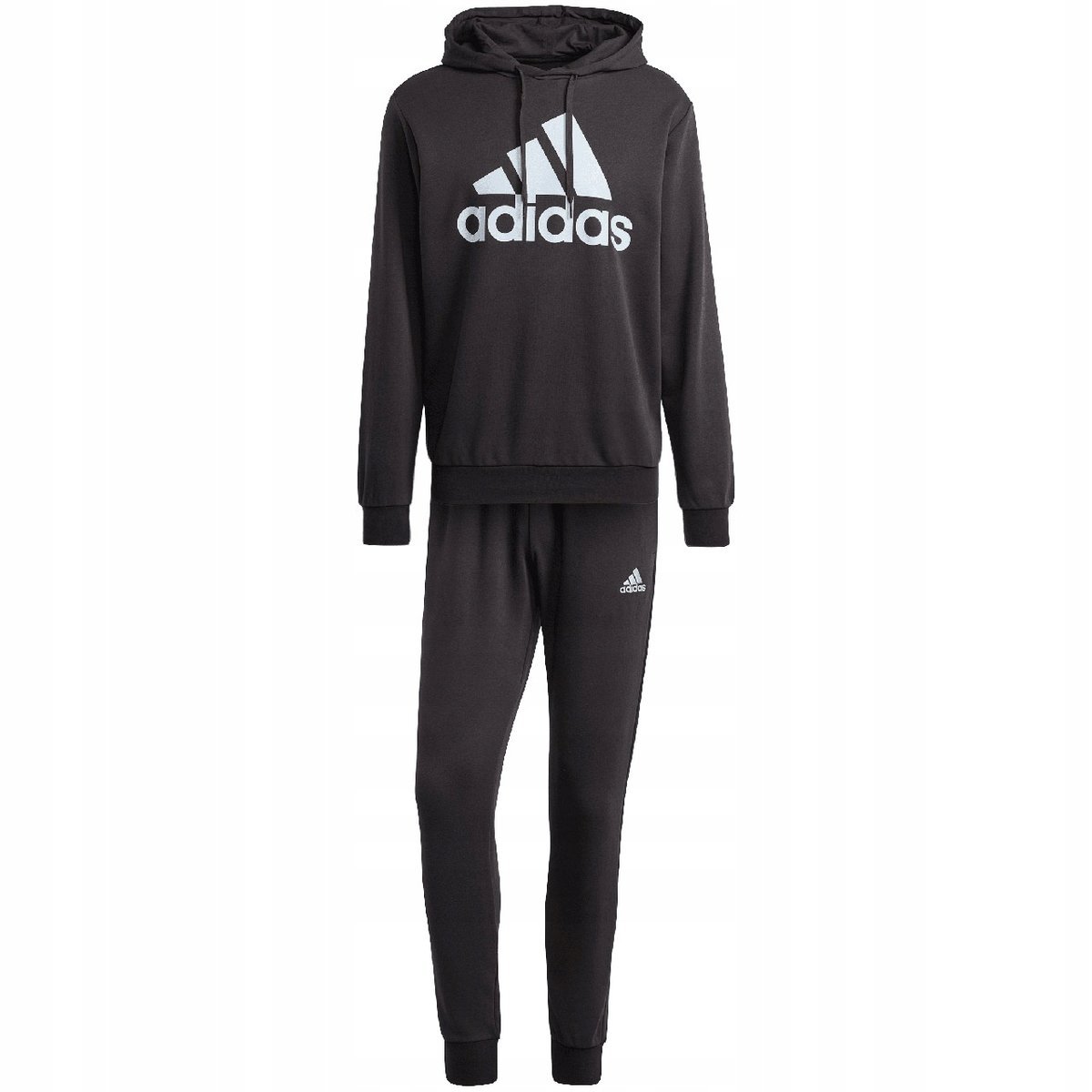 Dres męski adidas Big Logo Terry Track Suit czarny IJ8555 2XL