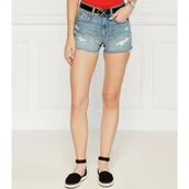 Spodenki damskie - Tommy Jeans Jeansowe szorty | Slim Fit - miniaturka - grafika 1