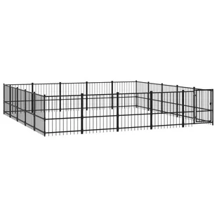 Lumarko Kojec zewnętrzny dla psa, stalowy, 23,52 m²! - Budy dla psów - miniaturka - grafika 3