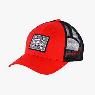 Czapki damskie - OXBOW P0KEPY Czapka Trucker Logo Corporate Red Mars - grafika 1