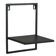 Kwietniki - Kwietnik wiszący Eleven 30x22x20cm metalowy czarny - miniaturka - grafika 1