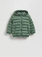 Kombinezony dla dzieci - Reserved - Ocieplana pikowana kurtka - jasny zielony - miniaturka - grafika 1