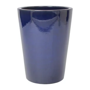 Donica szkliwo 36 x 27 mrozoodporna niebieski CERMAX - Donice - miniaturka - grafika 1