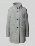 Płaszcze męskie - Krótki płaszcz ze stójką i wpuszczanymi kieszeniami - miniaturka - grafika 1