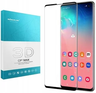 Nillkin Szkło na cały ekran 3D CP+ Max Galaxy S10, czarne 6902048169548 - Szkła hartowane na telefon - miniaturka - grafika 3