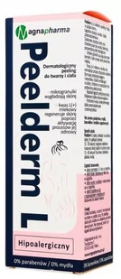 MAGNAPHARMA SP. Z.O.O. PEELDERM L Peeling dermatologiczny o dwufazowym działaniu do twarzy i skóry całego ciała 100 g - Peelingi i scruby do twarzy - miniaturka - grafika 1