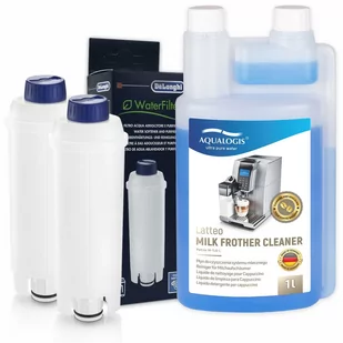 Zestaw Do Delonghi, Filtr DLSC002 2 szt, Aqualogis Latteo 1l - Akcesoria i części do ekspresów do kawy - miniaturka - grafika 1