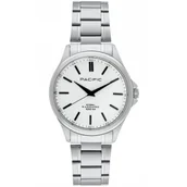 Zegarki męskie - Srebrny męski zegarek na bransolecie PACIFIC SSMB-1103-01 - miniaturka - grafika 1