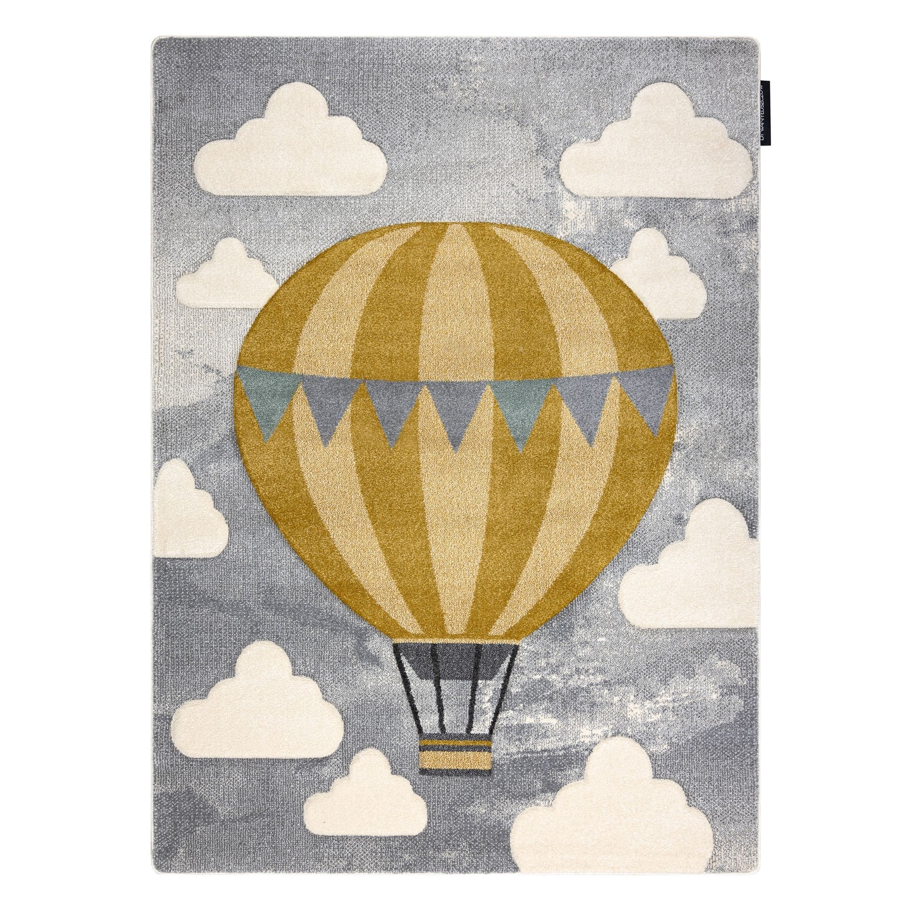 Dywan PETIT BALOON balon, chmurki szary 80x150 cm