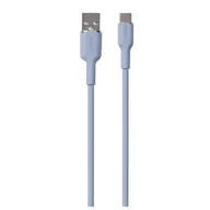 Akcesoria do smartwatchy - Kabel USB - USB-C PURO Icon Soft Cable 1.5 m Niebieski - miniaturka - grafika 1