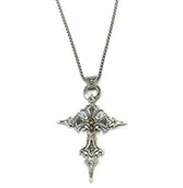 Wisiorki - GOTYCKI NASZYJNIK WISIOREK PRZYWIESZKA KRZYŻ Z JEZUSEM CHRYSTUSEM, DIE LAST - miniaturka - grafika 1