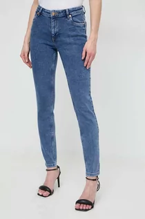 Spodnie damskie - Silvian Heach jeansy damskie kolor niebieski - grafika 1