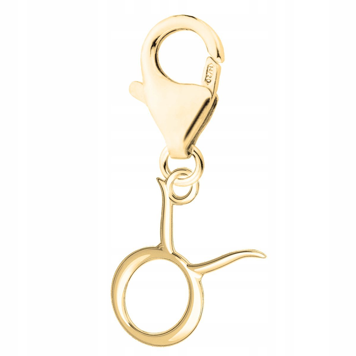 Złota Zawieszka Znak Zodiaku Byka Taurus Zodiak z Bykiem SREBRO 925